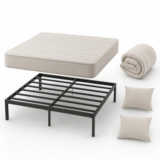 matelas-double-140x190cm-avec-oreillers-couette-et-cadre-de-lit-metal-epaisseur-14cm-svfecd6772hv
