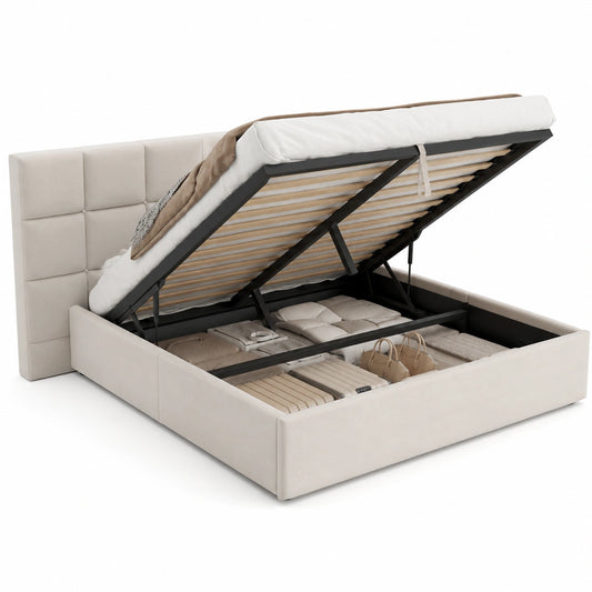 lit-moderne-rembourre-avec-rangement-et-etageres-laterales-mayehs6821vg