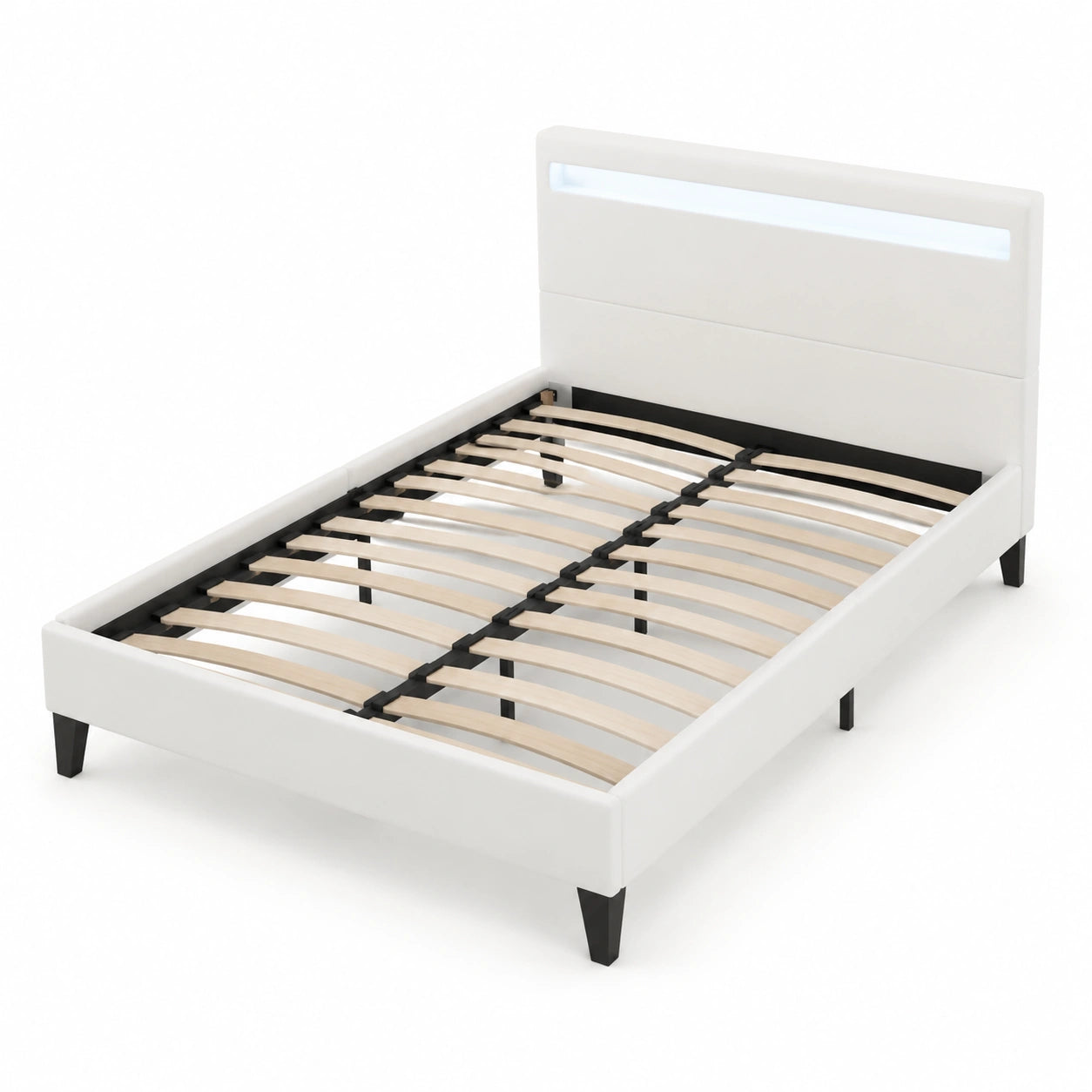 lit-avec-sommier-et-tete-de-lit-led-160-x-200-cm-revetement-synthetique-blanc-stable-et-robuste-xpwuoy6759pq
