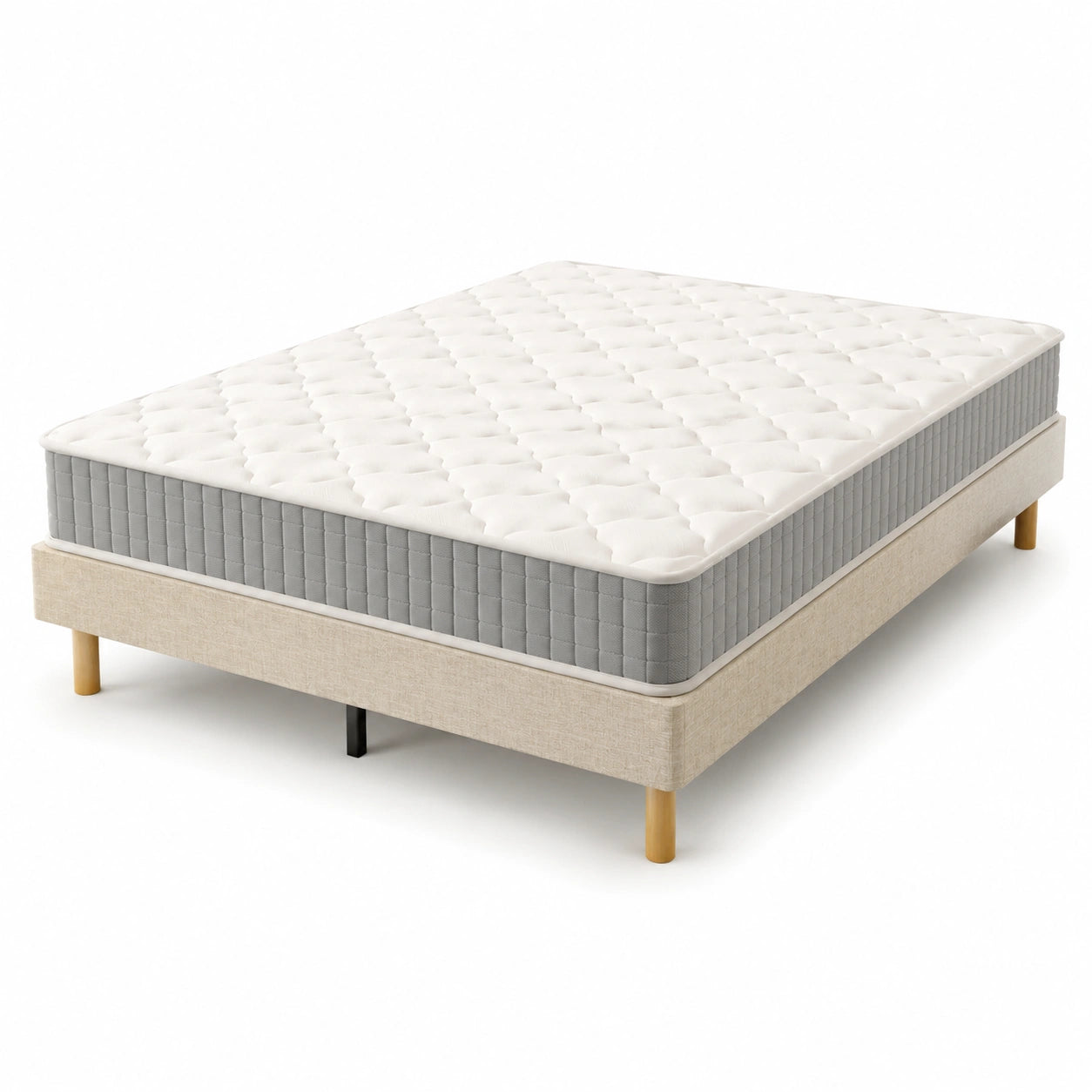 ensemble-lit-double-160x200-avec-sommier-et-matelas-memoire-de-forme-cadre-en-bois-et-metal-silencieux-et-robuste-beige-agagki6838gc